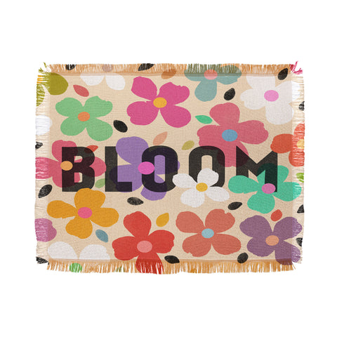 Garima Dhawan Dogwood Bloom Throw Blanket