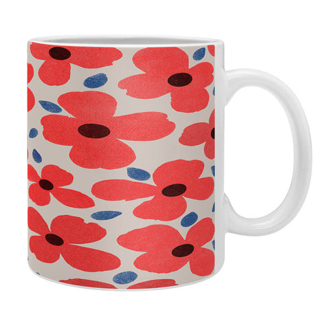 Garima Dhawan Dogwood Red Coffee Mug