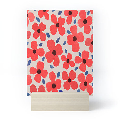 Garima Dhawan Dogwood Red Mini Art Print