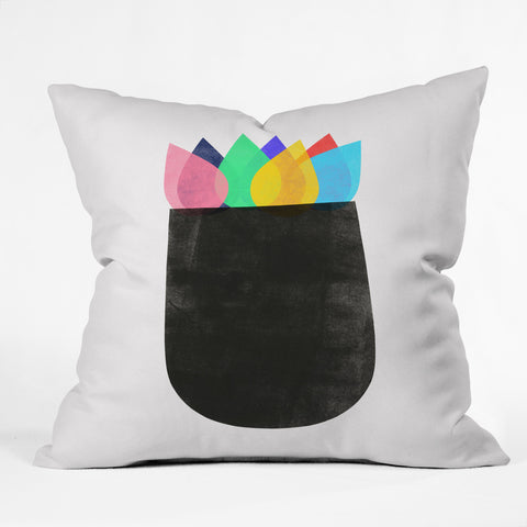 Garima Dhawan ensemble 1 Outdoor Throw Pillow