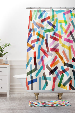 Garima Dhawan Fiesta 2 Shower Curtain And Mat