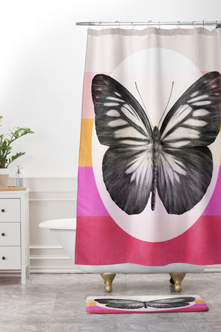 Garima Dhawan Flight 1 Shower Curtain And Mat
