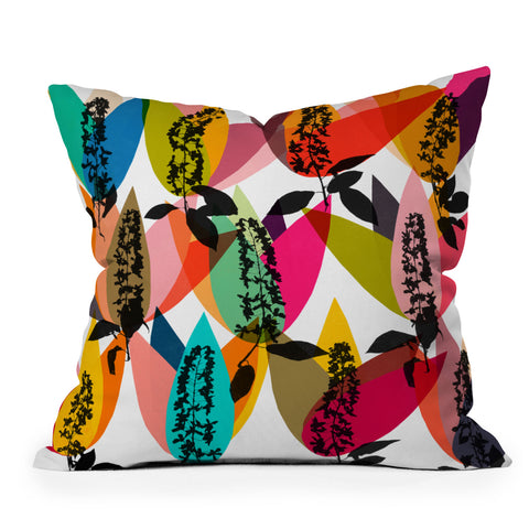 Garima Dhawan flowering 2 Throw Pillow