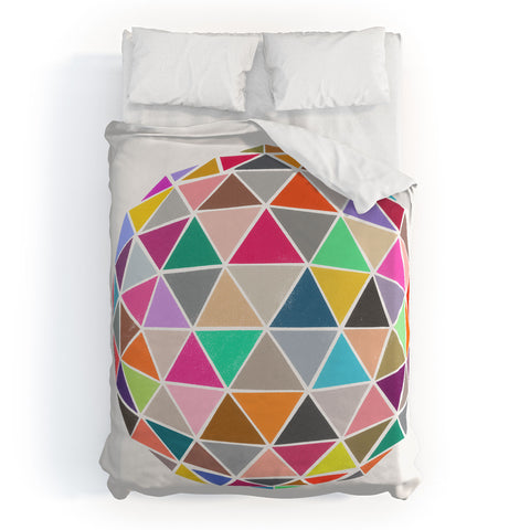 Garima Dhawan Geodesic 1 Duvet Cover