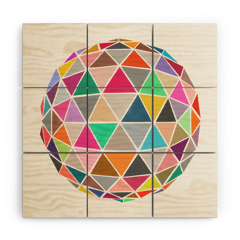 Garima Dhawan Geodesic 1 Wood Wall Mural