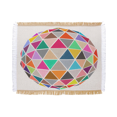 Garima Dhawan Geodesic 1 Throw Blanket