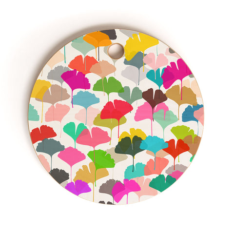 Garima Dhawan gingko 3 Cutting Board Round