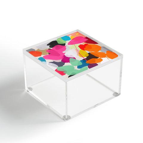 Garima Dhawan golden rain 1 Acrylic Box