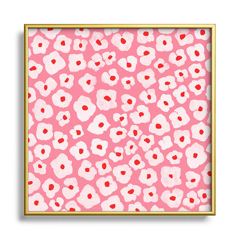 Garima Dhawan hydrangea 1 Square Metal Framed Art Print