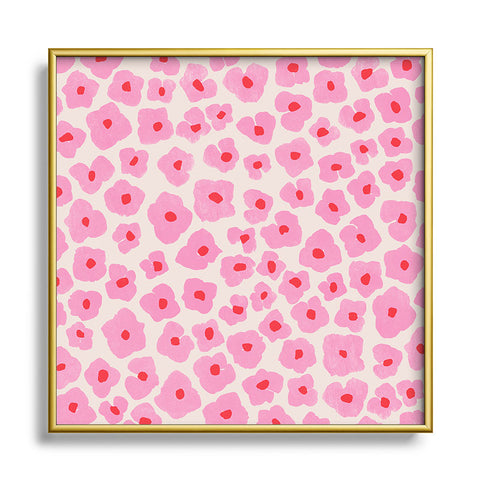 Garima Dhawan hydrangea 5 Metal Square Framed Art Print