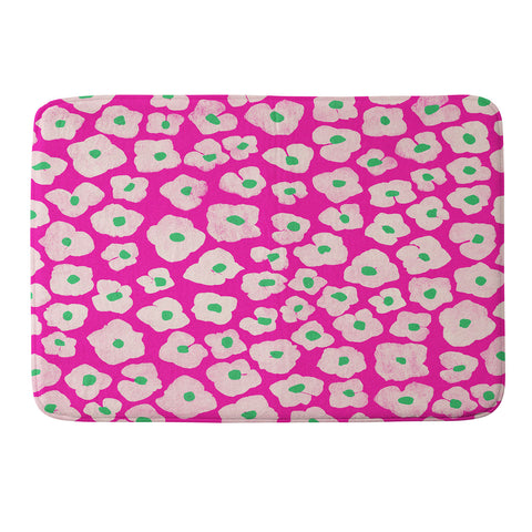 Garima Dhawan hydrangea 6 Memory Foam Bath Mat