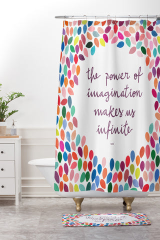 Garima Dhawan Imagination Shower Curtain And Mat