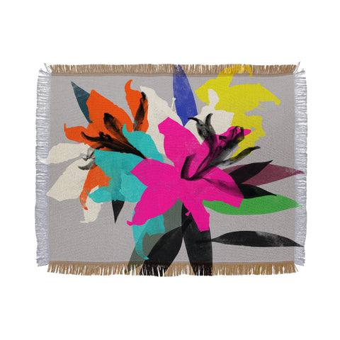Garima Dhawan lily 12 Throw Blanket