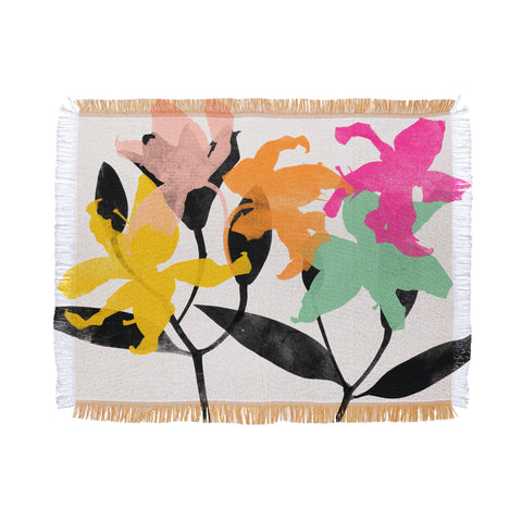 Garima Dhawan lily 2 Throw Blanket