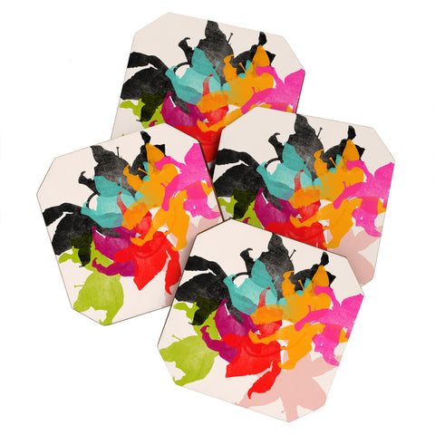 Garima Dhawan lily 3 Coaster Set