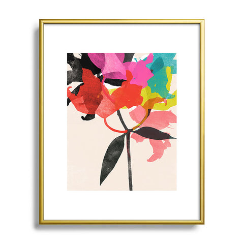 Garima Dhawan lily 5 Metal Framed Art Print