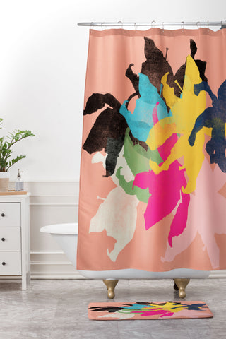 Garima Dhawan lily 58 Shower Curtain And Mat