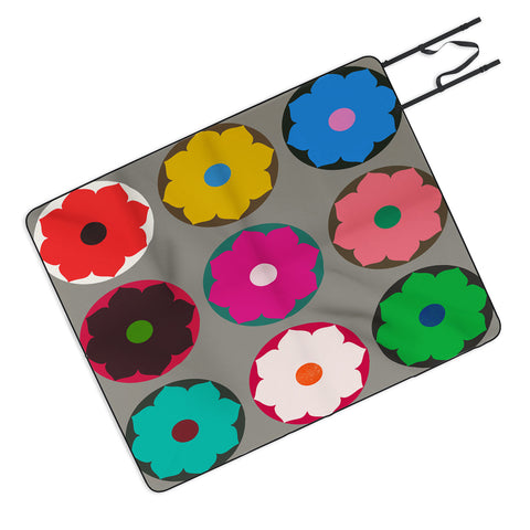 Garima Dhawan lotus 1 Picnic Blanket