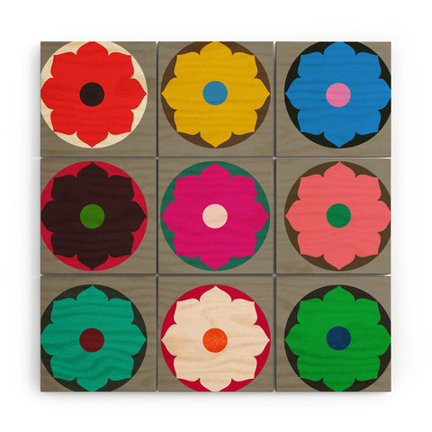 Garima Dhawan lotus 1 Wood Wall Mural