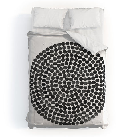 Garima Dhawan mandala black Comforter