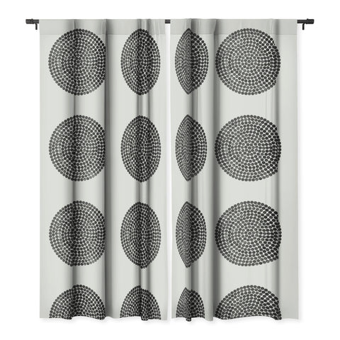 Garima Dhawan mandala black Blackout Window Curtain