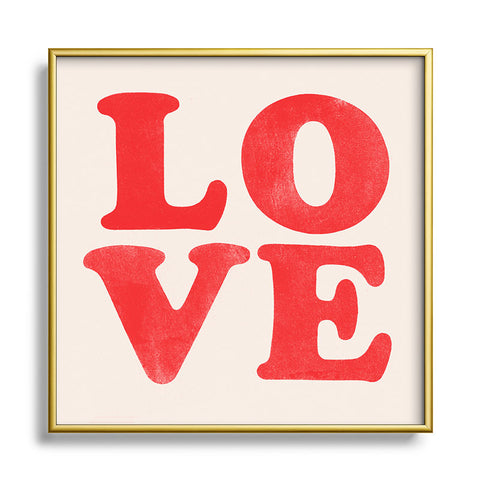 Garima Dhawan manifest 13 Metal Square Framed Art Print