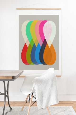 Garima Dhawan merge 1 Art Print And Hanger