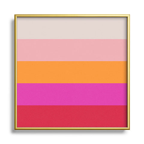 Garima Dhawan mindscape 1 Metal Square Framed Art Print