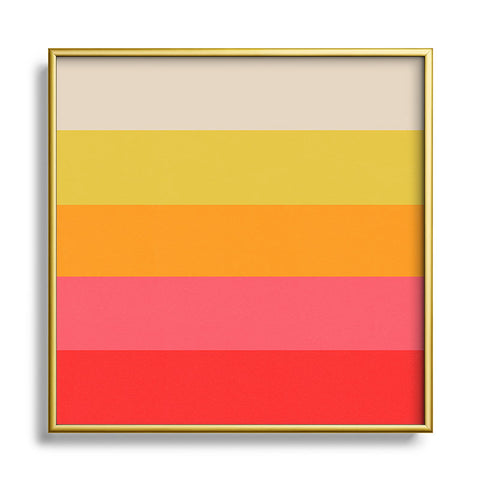 Garima Dhawan mindscape 15 Metal Square Framed Art Print