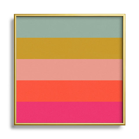 Garima Dhawan mindscape 22 Metal Square Framed Art Print