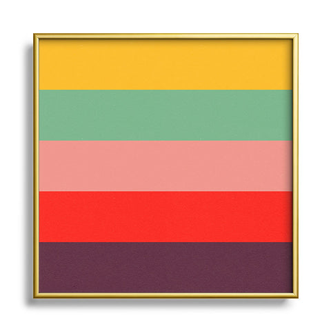 Garima Dhawan mindscape 23 Metal Square Framed Art Print