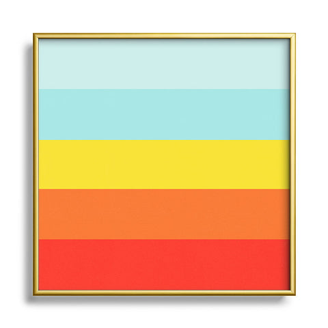 Garima Dhawan mindscape 5 Metal Square Framed Art Print