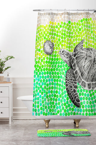 Garima Dhawan New Friends 1 Shower Curtain And Mat