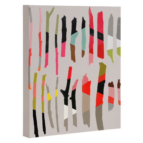 Garima Dhawan Painted Twigs 1 Art Canvas