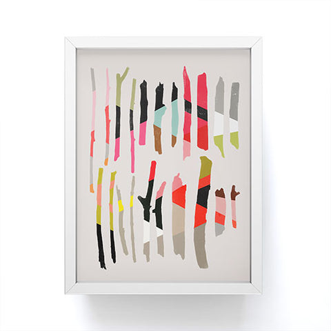 Garima Dhawan Painted Twigs 1 Framed Mini Art Print