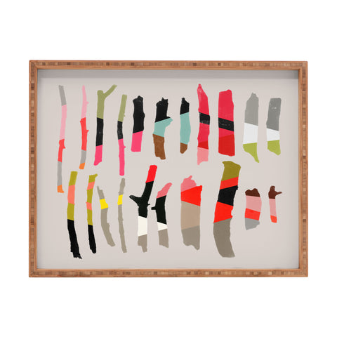 Garima Dhawan Painted Twigs 1 Rectangular Tray