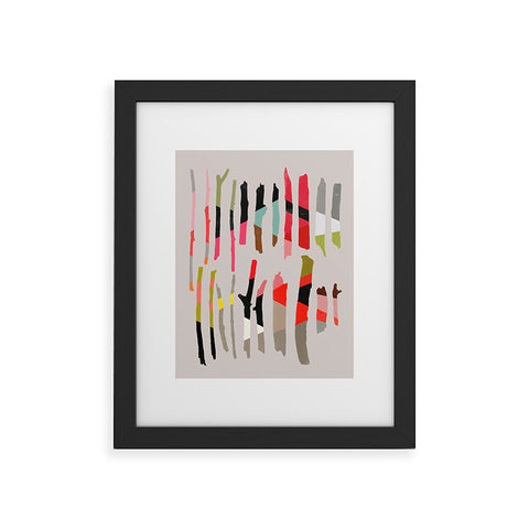 Garima Dhawan Painted Twigs 1 Framed Art Print