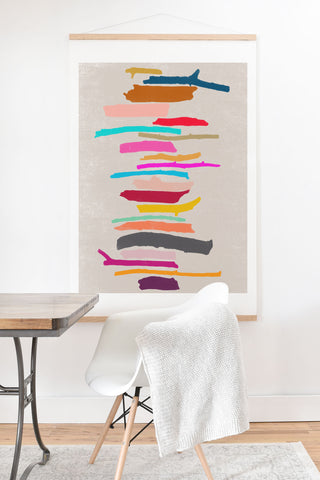 Garima Dhawan painted twigs 3 Art Print And Hanger