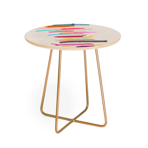 Garima Dhawan painted twigs 3 Round Side Table