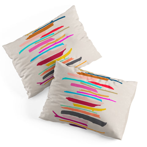 Garima Dhawan painted twigs 3 Pillow Shams