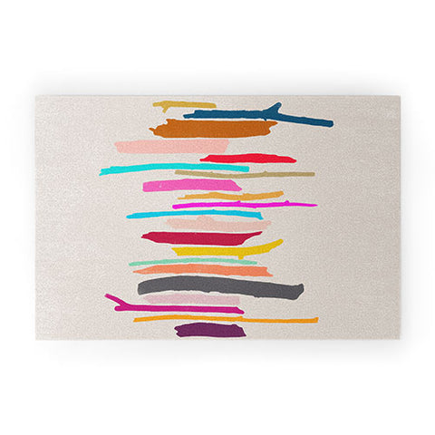 Garima Dhawan painted twigs 3 Welcome Mat