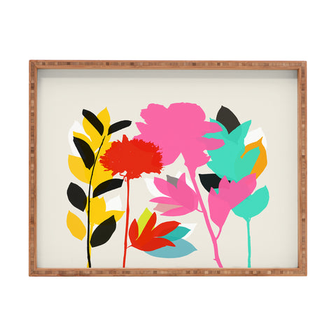 Garima Dhawan peony 1 Rectangular Tray