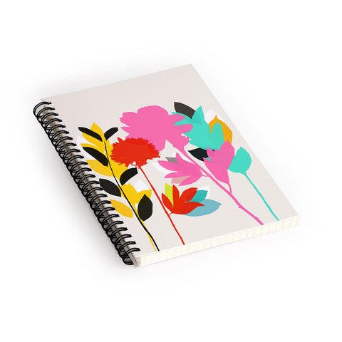Garima Dhawan peony 1 Spiral Notebook