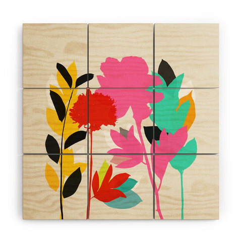 Garima Dhawan peony 1 Wood Wall Mural