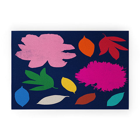 Garima Dhawan peony 4 Welcome Mat