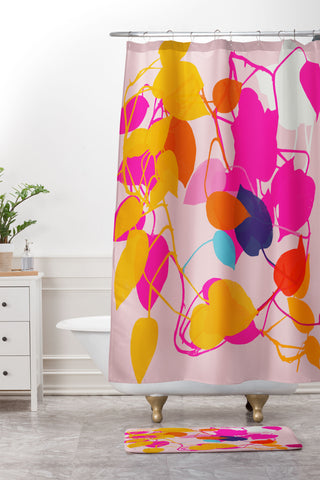 Garima Dhawan pothos 2 Shower Curtain And Mat