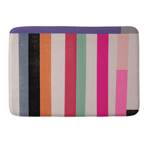 Garima Dhawan quilt study 1 Memory Foam Bath Mat