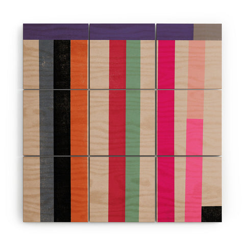 Garima Dhawan quilt study 1 Wood Wall Mural