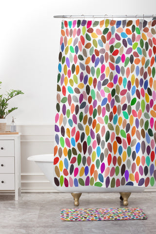 Garima Dhawan Rain 13 Shower Curtain And Mat