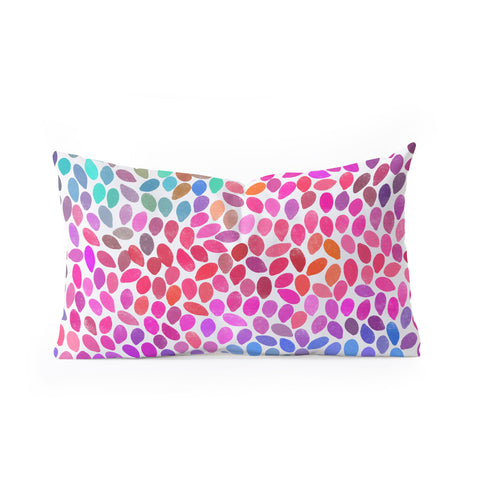 Garima Dhawan rain 14 Oblong Throw Pillow